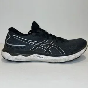 Asics Gel Nimbus 24 Men\'s 12 Black Pure Silver Running Training FF Blast F580422 ASICS Gel Nimbus 24 Black for Sale | Authenticity Guaranteed  main image 2